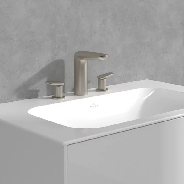 Baterie lavoar Villeroy&Boch Antao dubla comanda nichel periat picture - 6