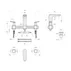Baterie lavoar Villeroy&Boch Antao dubla comanda nichel periat picture - 8