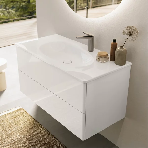 Baterie lavoar Villeroy&Boch Antao monocomanda nichel periat cu ventil Push-Open picture - 5