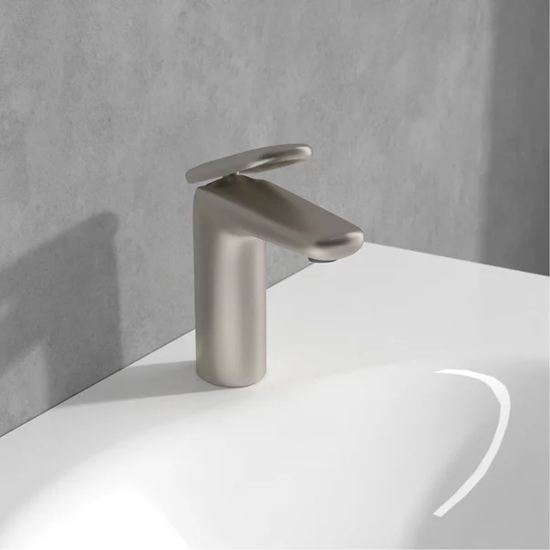 Baterie lavoar Villeroy&Boch Antao monocomanda nichel periat cu ventil Push-Open picture - 6