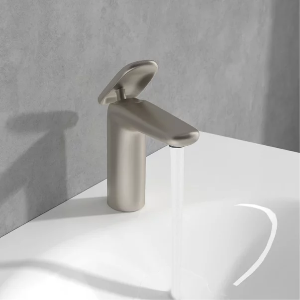Baterie lavoar Villeroy&Boch Antao monocomanda nichel periat cu ventil Push-Open picture - 7