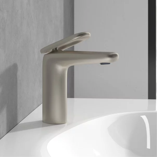 Baterie lavoar Villeroy&Boch Antao monocomanda nichel periat cu ventil Push-Open picture - 8
