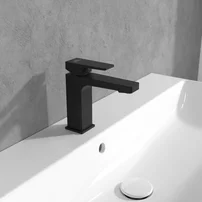 Baterie lavoar Villeroy&Boch Architectura Square negru mat