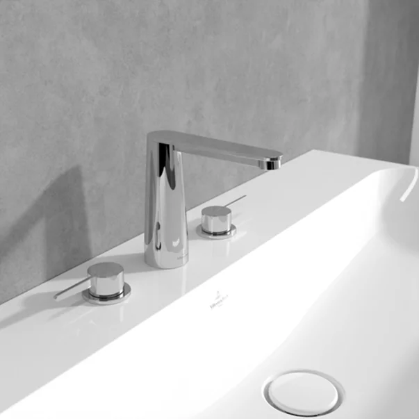 Baterie lavoar Villeroy&Boch Conum dubla comanda crom lucios picture - 2