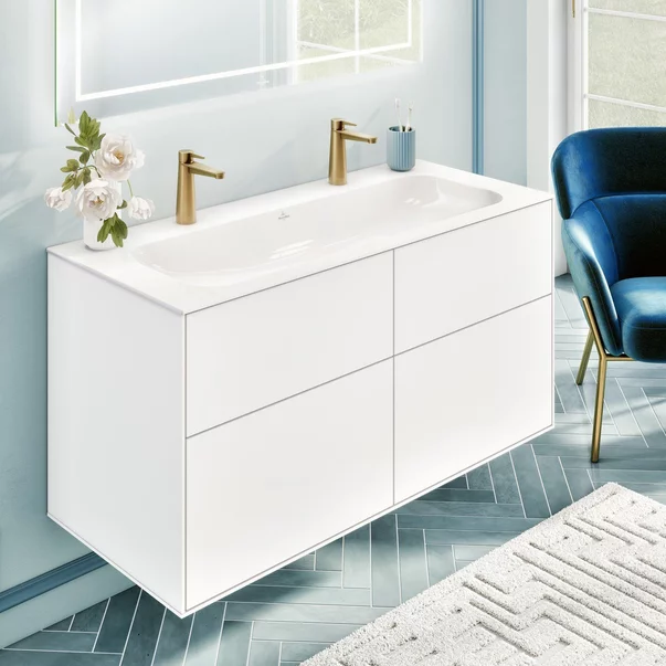 Baterie lavoar Villeroy&Boch Conum monocomanda auriu periat picture - 3