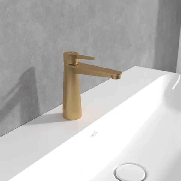 Baterie lavoar Villeroy&Boch Conum monocomanda auriu periat picture - 5