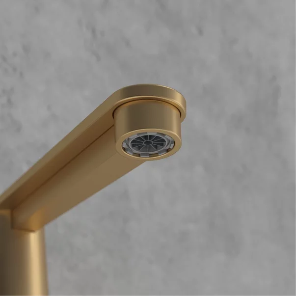 Baterie lavoar Villeroy&Boch Conum monocomanda auriu periat cu ventil Push-Open picture - 8