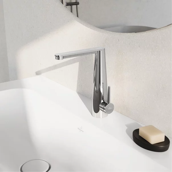 Baterie lavoar Villeroy&Boch Conum monocomanda crom lucios cu ventil Push-Open picture - 9