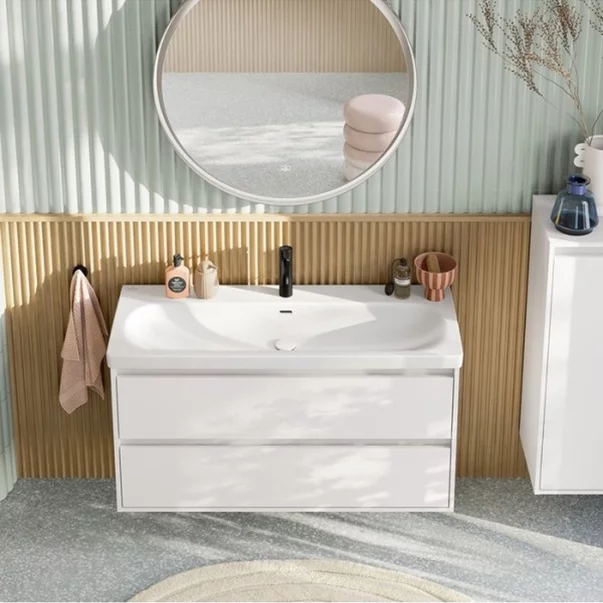 Baterie lavoar Villeroy&Boch Skyla monocomanda negru mat picture - 4