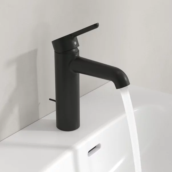 Baterie lavoar Villeroy&Boch Skyla negru mat cu ventil Pop-Up picture - 2