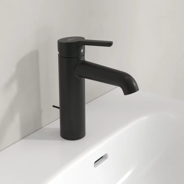Baterie lavoar Villeroy&Boch Skyla negru mat cu ventil Pop-Up picture - 3