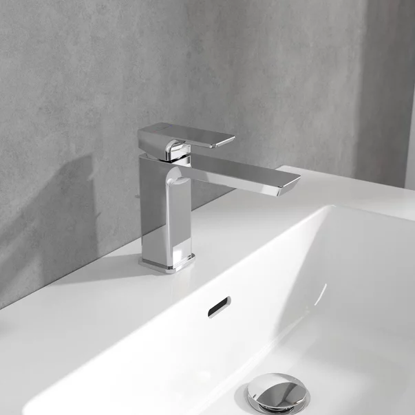 Baterie lavoar Villeroy&Boch Subway 3.0 monocomanda crom lucios cu ventil Pop-Up picture - 4