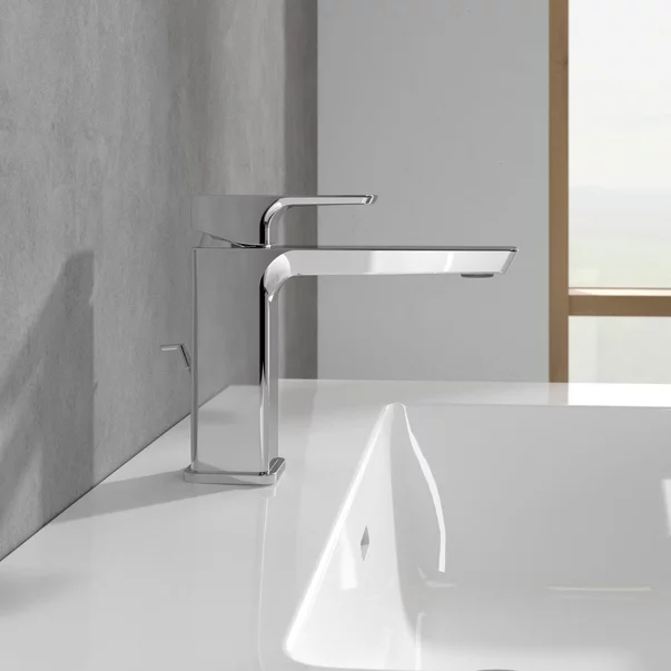 Baterie lavoar Villeroy&Boch Subway 3.0 monocomanda crom lucios cu ventil Pop-Up picture - 5