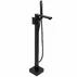 Baterie monocomanda pentru cada freestanding negru Rea Flores picture - 1