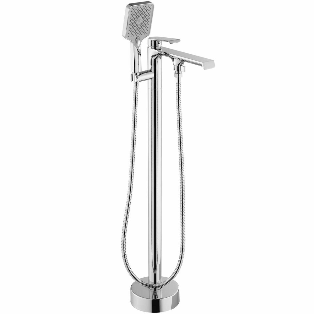Baterie monocomanda pentru cada freestanding periat Rea Clark