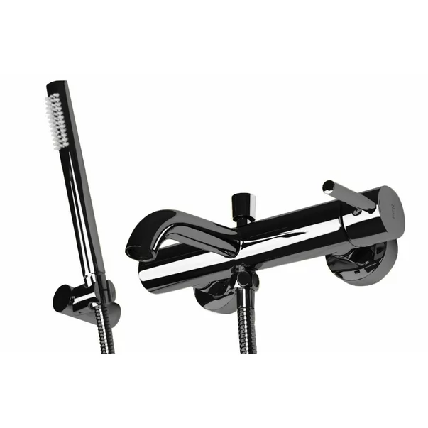 Baterie monocomanda pentru cada negru Rea Lungo picture - 3