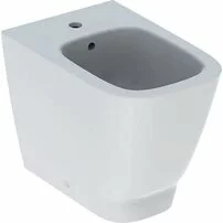 Bideu pe pardoseala Geberit Smyle Square alb