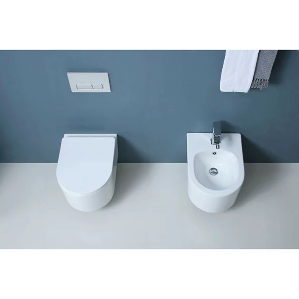 Bideu suspendat compact Fluminia Roco picture - 2