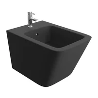 Bideu suspendat Rune Yrsa negru mat