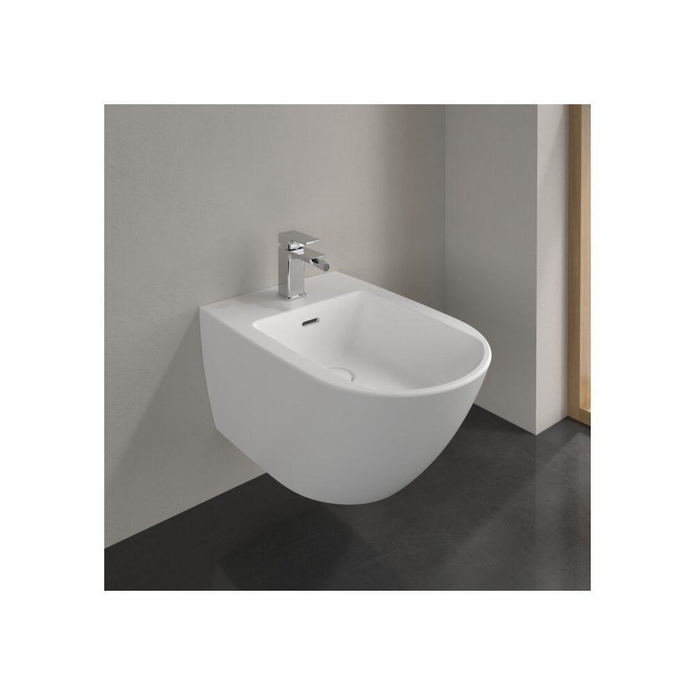 Bideu suspendat Villeroy&Boch Antao alb Stone White CeramicPlus