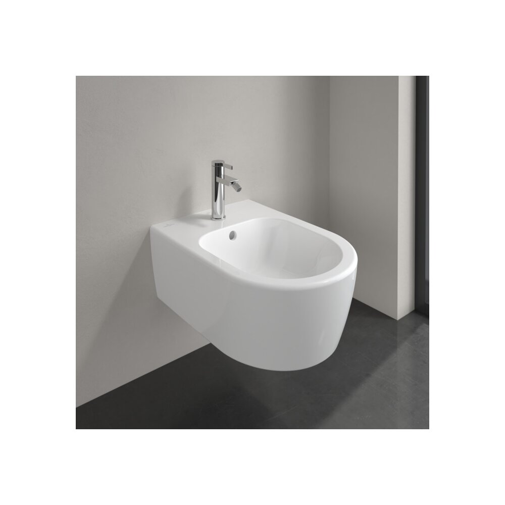Bideu suspendat Villeroy&Boch Avento alb Stone White CeramicPlus