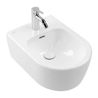 Bideu suspendat Villeroy&Boch Skyla cu finisaj alb Alpin CeramicPlus