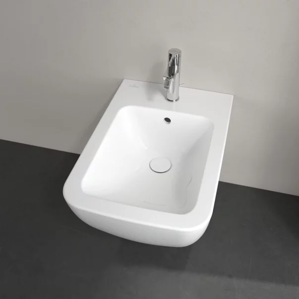 Bideu suspendat Villeroy&Boch Venticello cu finisaj alb Alpin CeramicPlus picture - 6