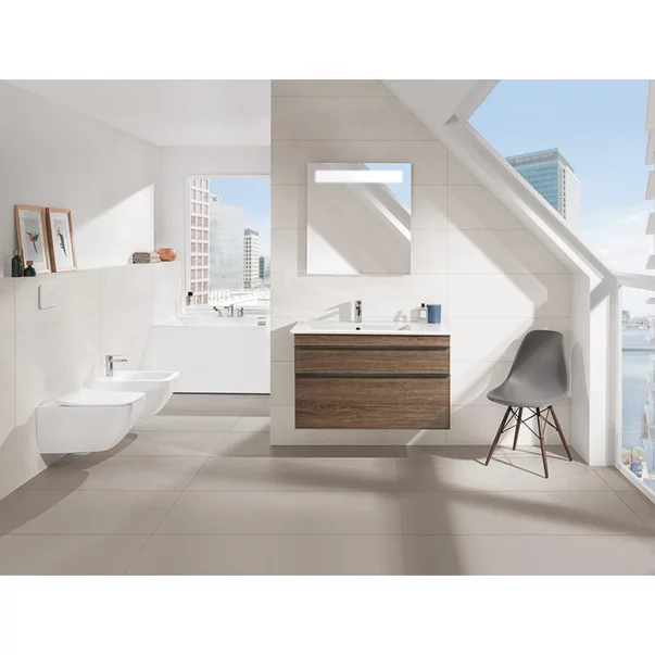 Bideu suspendat Villeroy&Boch Venticello cu finisaj alb Alpin CeramicPlus picture - 7