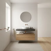 Blat pentru lavoar Rune Ottar 60x47 cm finisaj gri-grafit
