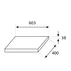 Blat pentru lavoar Rune Ottar 80x40 cm finisaj grafit picture - 3