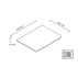 Blat pentru lavoar Rune Skiva din compozit 60 cm alb picture - 10