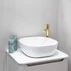 Blat pentru lavoar Rune Skiva din compozit 60 cm alb picture - 5