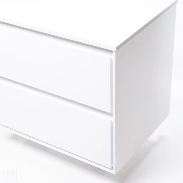 Blat pentru lavoar Rune Skiva din compozit 60 cm finisaj alb picture - 6