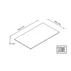 Blat pentru lavoar Rune Skiva din compozit 60 cm finisaj alb picture - 10