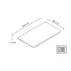 Blat pentru lavoar Rune Skiva din compozit 80 cm alb picture - 10