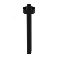 Brat de dus Villeroy&Boch Universal 22 cm negru mat cu montare pe tavan