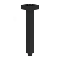 Brat de dus Villeroy&Boch Universal 22 cm negru mat cu montare pe tavan