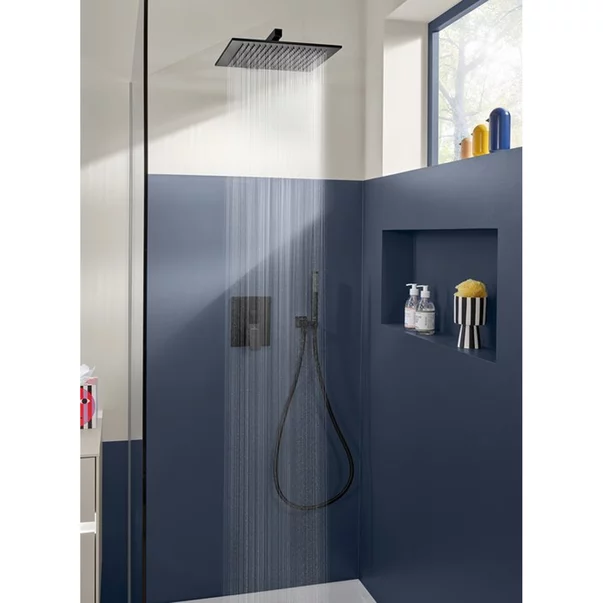 Brat de dus Villeroy&Boch Universal 40 cm profil patrat negru mat picture - 4