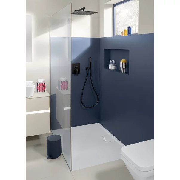 Brat de dus Villeroy&Boch Universal 40 cm profil patrat negru mat picture - 6