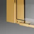 Cabina de dus dreptunghiulara cu usa batanta Radaway Nes KDJ I 100x80 cm finisaj auriu lucios-transparent dreapta picture - 7