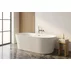 Cada acril freestanding Rune Esir alb 150x75 cm model riflaj picture - 1