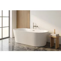 Cada acril freestanding Rune Esir alb 150x75 cm model riflaj
