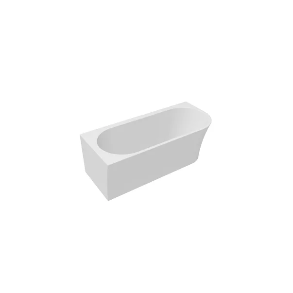 Cada asimetrica Rune Birka 160x75 cm stanga alb lucios picture - 3