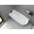 Cada asimetrica Rune Birka 160x75 cm stanga alb lucios picture - 2