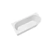 Cada asimetrica Rune Birka 170x75 cm stanga alb lucios picture - 6