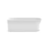 Cada asimetrica Rune Birka 170x75 cm stanga alb lucios picture - 7