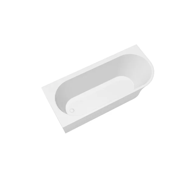 Cada asimetrica Rune Birka Boyd 170x75 cm stanga alb lucios picture - 6