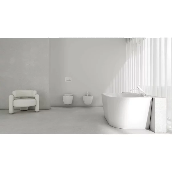 Cada freestanding Deante Silia 170x75 cm lipita de perete, BTW picture - 2