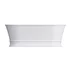 Cada freestanding compozit Omnires Classica M+ finisaj alb lucios 170x84 cm picture - 2