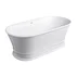 Cada freestanding compozit Omnires Classica M+ finisaj alb lucios 170x84 cm